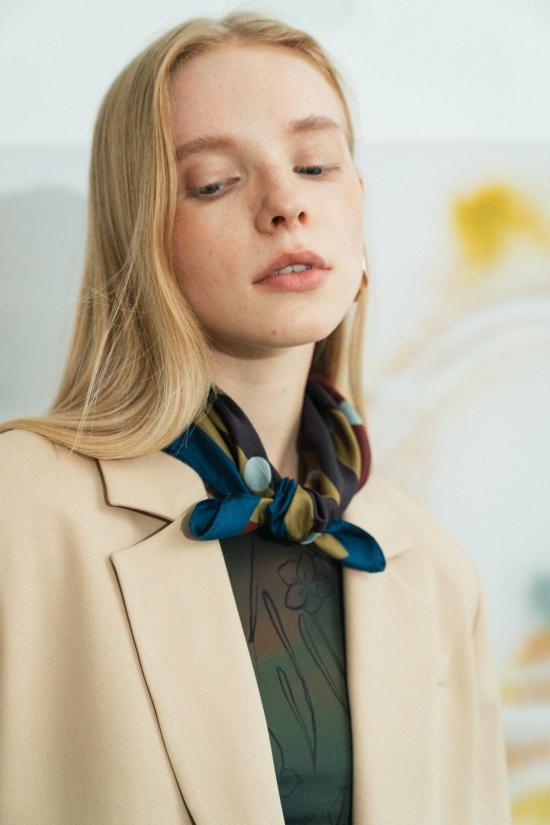  Lost Pattern NYC 머플러/스카프 로스트 패턴 NYC 판디타 더 도그 실크 반다나 - OTHER BRANDS