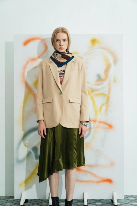  Lost Pattern NYC 머플러/스카프 로스트 패턴 NYC 판디타 더 도그 실크 반다나 - OTHER BRANDS