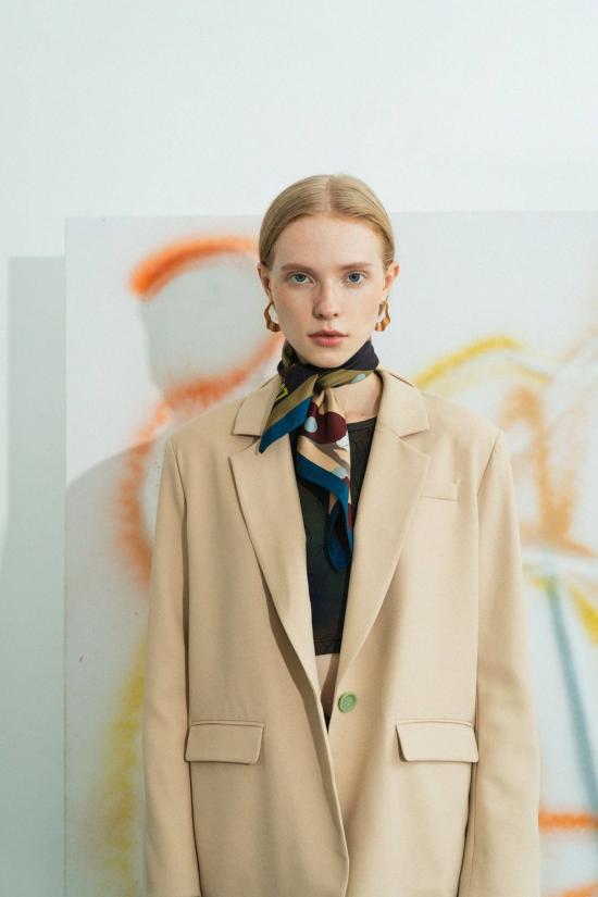  Lost Pattern NYC 머플러/스카프 로스트 패턴 NYC 판디타 더 도그 실크 반다나 - OTHER BRANDS