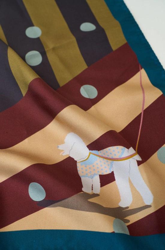  Lost Pattern NYC 머플러/스카프 로스트 패턴 NYC 판디타 더 도그 실크 반다나 - OTHER BRANDS