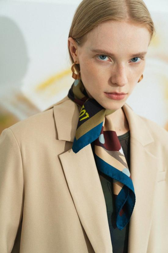  Lost Pattern NYC 머플러/스카프 로스트 패턴 NYC 판디타 더 도그 실크 반다나 - OTHER BRANDS