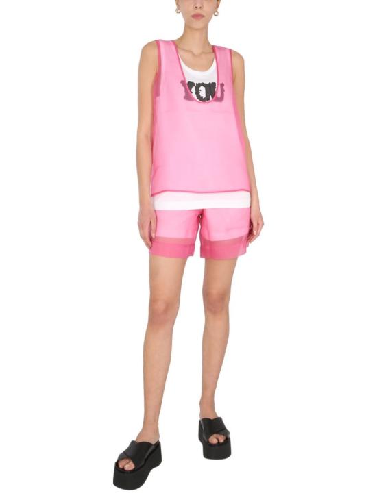  드리스 반 노튼 블라우스 Dries Van Noten Hasche 탑 퓨샤 - DRIES VAN NOTEN