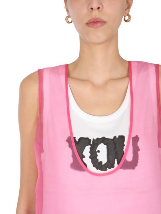  드리스 반 노튼 블라우스 Dries Van Noten Hasche 탑 퓨샤 - DRIES VAN NOTEN