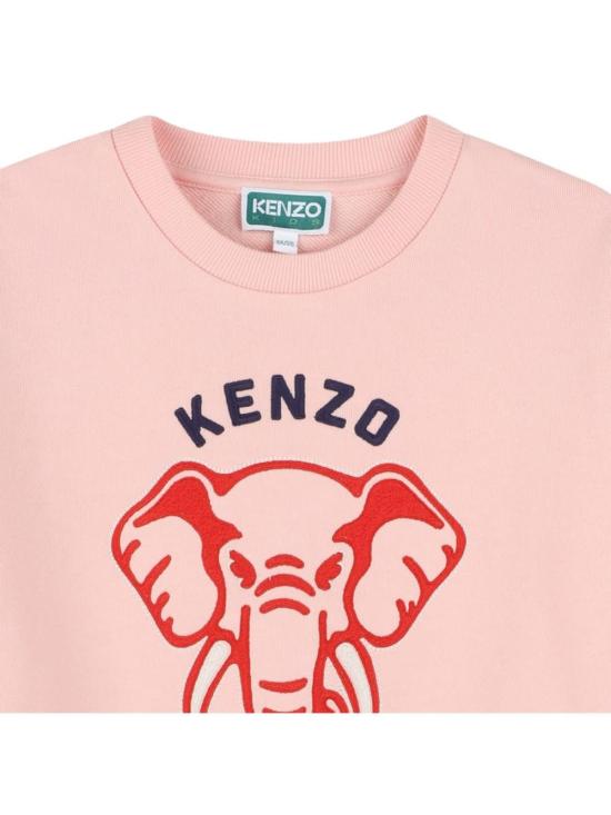  [키즈] 겐조 풀오버 켄조 키즈 스웨트셔츠 핑크 - KENZO