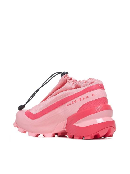  MM6 메종마르지엘라 스니커즈 MM6 메종 마르지엘라 크로스 로우  플라밍고 핑크/루즈 레드/블랙 - MM6 MAISON MARGIELA