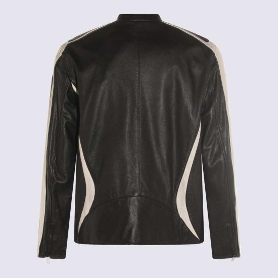  디젤 자켓 가죽 재킷 블랙 - DIESEL