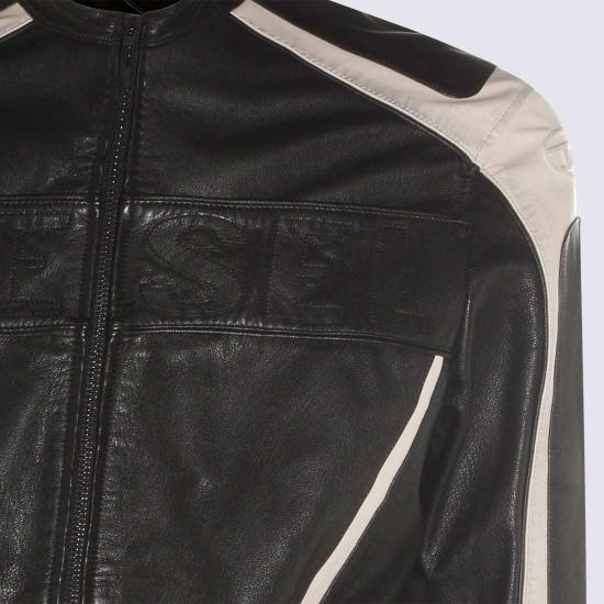  디젤 자켓 가죽 재킷 블랙 - DIESEL