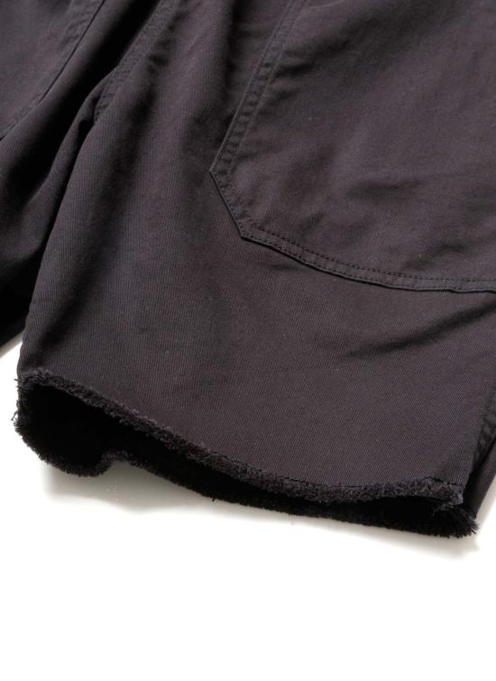  산디니스타 MFG 숏팬츠 Sandinista Mfg Bc Chino Stretch Easy Baker Shorts Black - SANDINISTA MFG