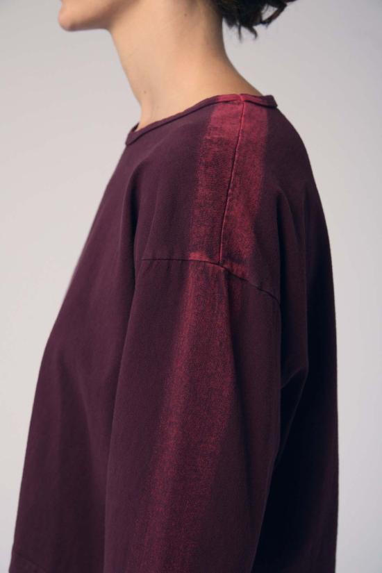  메종 마르코시안 긴팔 티셔츠 브러시스트로크 롱 슬리브 탑 - MAISON MARKOSIAN