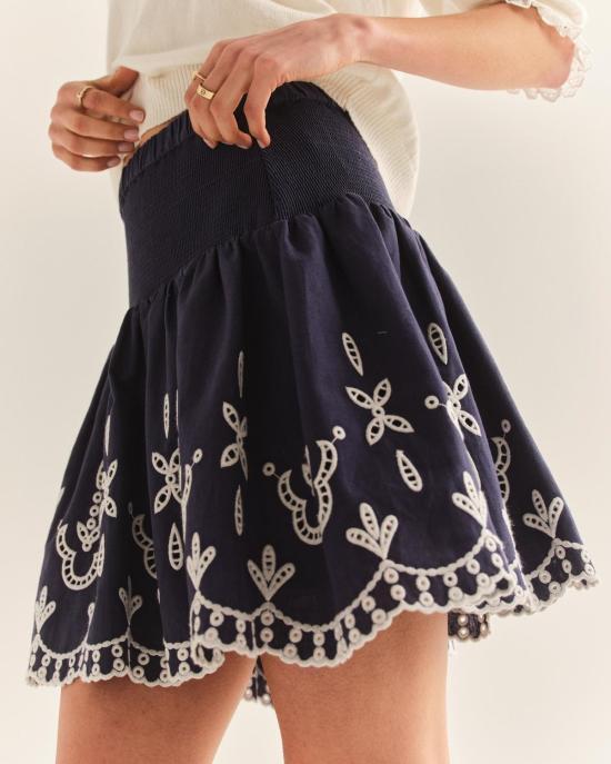  Cartolina 숏 스커트 카르톨리나 카일리 미니 스커트 인디고 - OTHER BRANDS