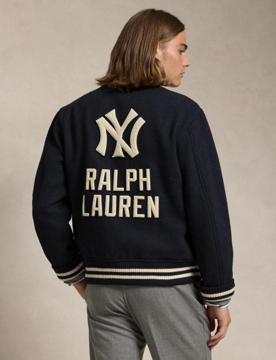  폴로 랄프로렌 봄버 자켓 폴로 랄프 로렌 양키스 재킷 네이비 - POLO RALPH LAUREN