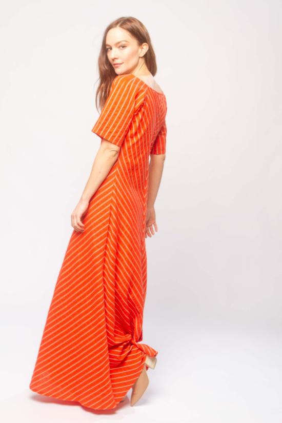  에이스 앤 지그 롱 원피스 제이미 드레스 쁘띠푸르 - ACE & JIG