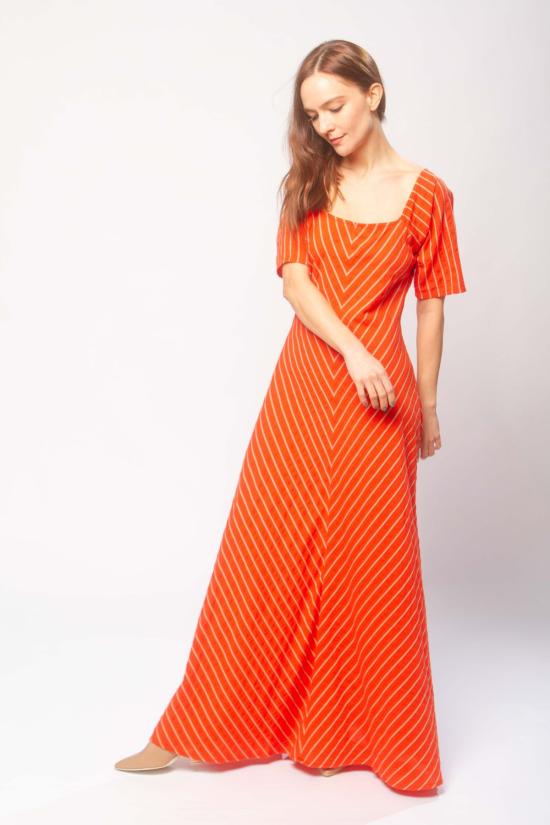  에이스 앤 지그 롱 원피스 제이미 드레스 쁘띠푸르