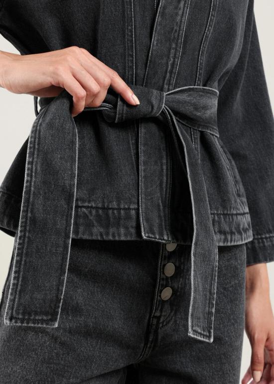  NAZEERAH 데님 자켓 나지라 카마르 데님 재킷 - OTHER BRANDS