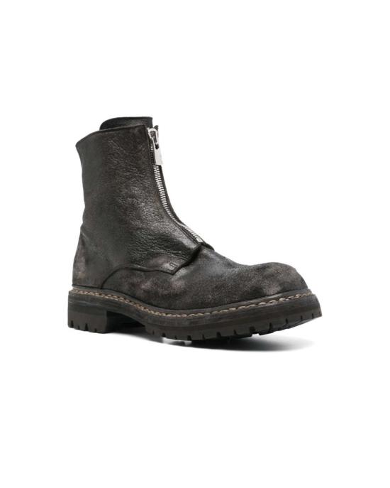  구이디 부츠 Guidi 블랙 코팅 호스 리버스 가죽 Gr05 Frv Ru 지퍼 빅 대디  블랙 - GUIDI