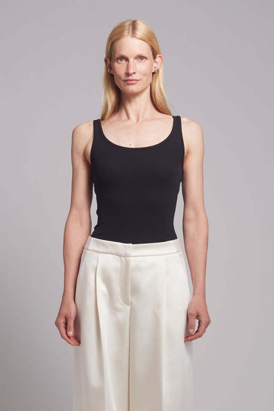  일레븐 식스 민소매 티셔츠 미아 립 탱크 블랙