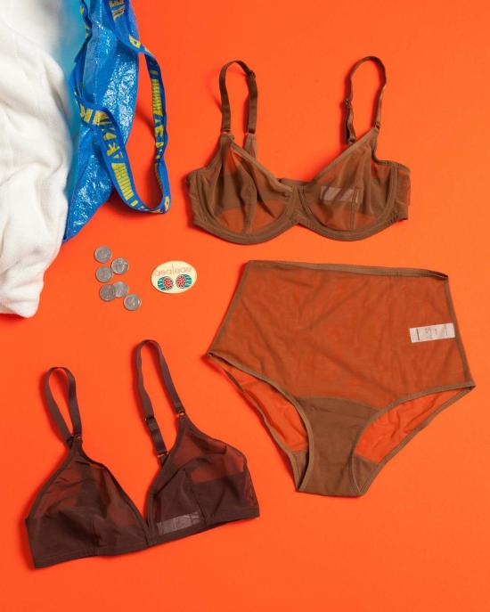  Ownbrown 브라 오운운 언더와이어 메쉬  빈투 - OTHER BRANDS