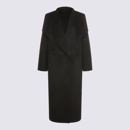  토템 코트 울  블랙 - TOTEME