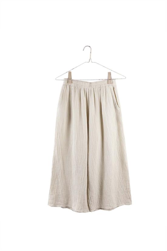  잇이즈웰 LA 크롭 팬츠 잇이즈웰 L.A. 오가닉 와이드 거즈 팬츠 - IT IS WELL L.A.