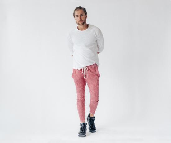  크로우 컬렉티브 트레이닝/조거 팬츠 크로우 콜렉티브 저니 팬츠 레드 록스 - CROW COLLECTIVE