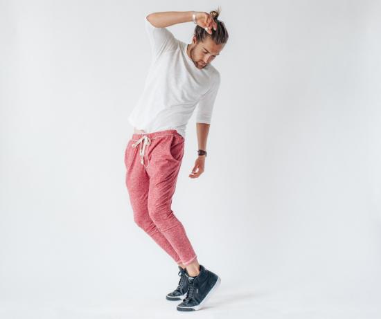  크로우 컬렉티브 트레이닝/조거 팬츠 크로우 콜렉티브 저니 팬츠 레드 록스