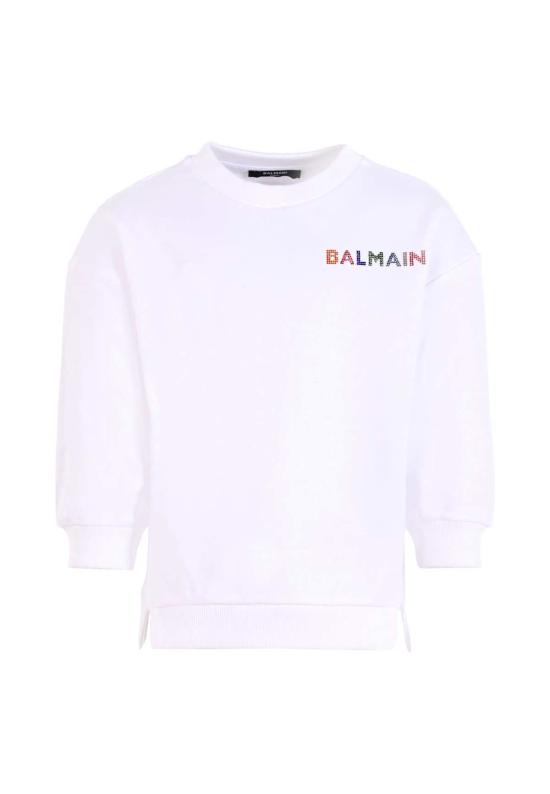  [키즈] 발망 풀오버 키즈 스웨트셔츠 화이트