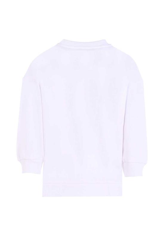  [키즈] 발망 풀오버 키즈 스웨트셔츠 화이트 - BALMAIN