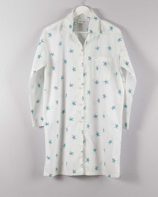  Lounge Act 라운지 웨어 라운지 액트 코튼 나이트셔츠