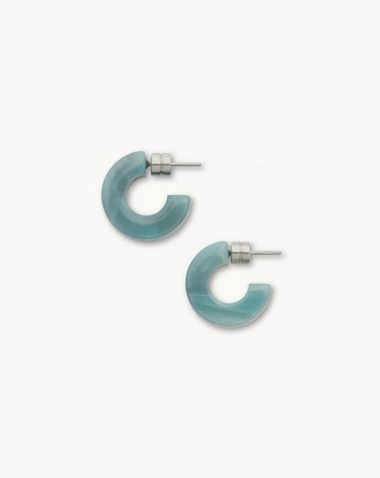  earrings 이어링 마체테 뮤즈 후프스 제이다이트