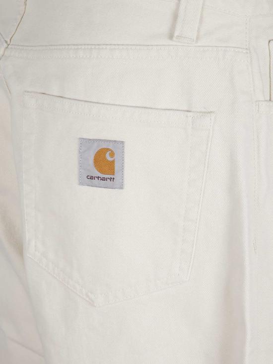  칼하트 스트레이트 팬츠 카하트 랜던 진 화이트 - CARHARTT