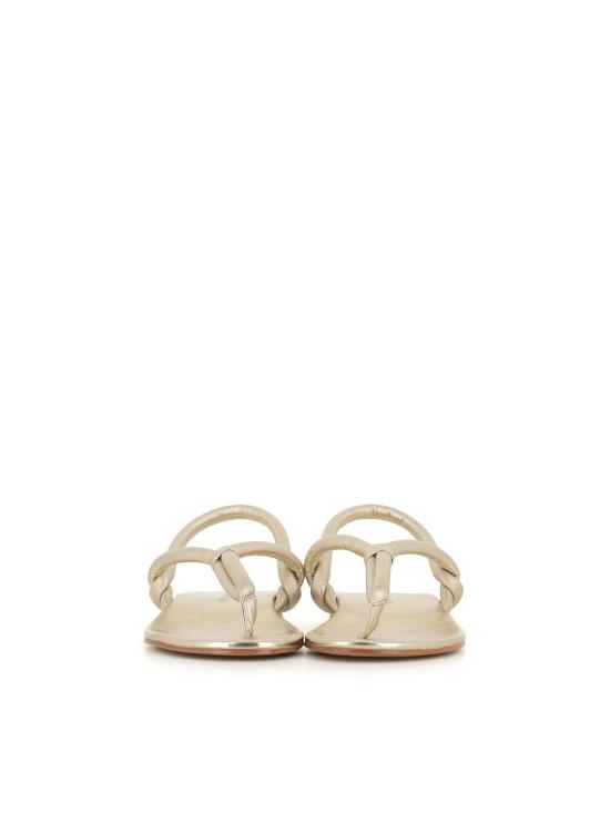  델 칼로 뮬/슬리퍼 델 카를로 플립플롭 10725 플래티넘 - DEL CARLO