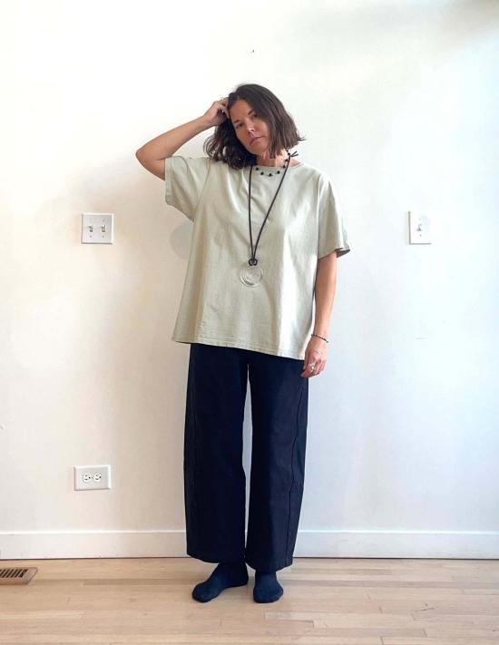  NA NIN 반팔 티셔츠 나닌 트리스탄 빈티지 코튼 티셔츠