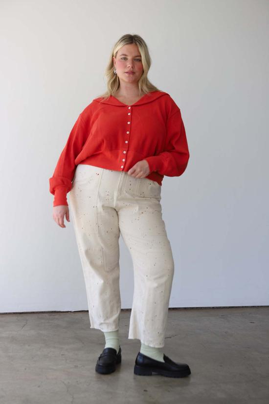  Noble 스트레이트 팬츠 노블 아티스트 팬츠 스플래터 프린트 - OTHER BRANDS