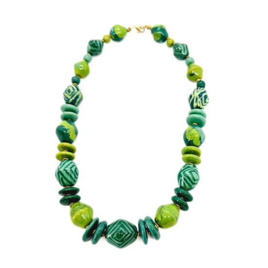  카주리 목걸이/팬던트 Kazuri Dreamscape 부적 목걸이