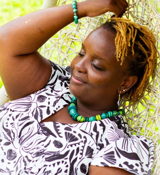  카주리 목걸이/팬던트 Kazuri Dreamscape 부적 목걸이 - KAZURI