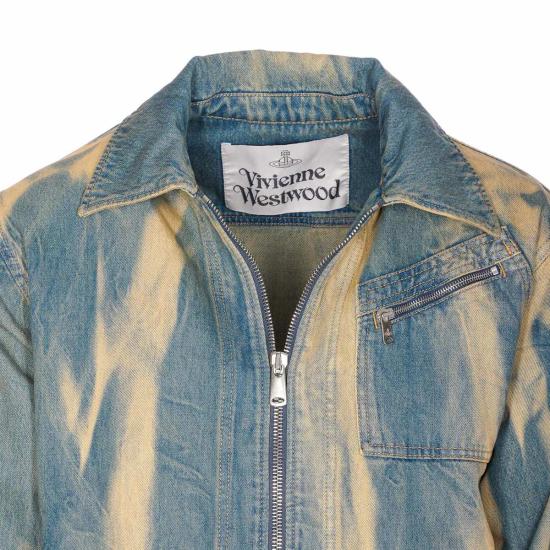  비비안웨스트우드 데님 자켓 비비안 웨스트우드 피라냐 재킷 블레이저 블루 - VIVIENNE WESTWOOD