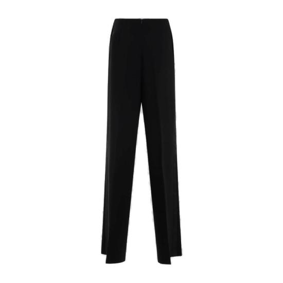  막스마라 스트레이트 팬츠 막스 마라 버튼 디테일 스트레이트 레그  네로 - MAX MARA