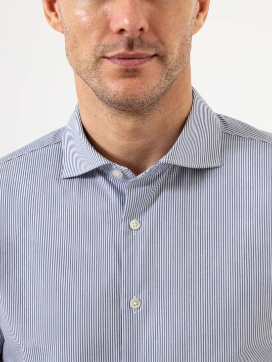  O.N.S 긴팔 셔츠 아서 벵갈 스트라이프  밝은 흰색/중간 파란색 스트라이프 - OTHER BRANDS