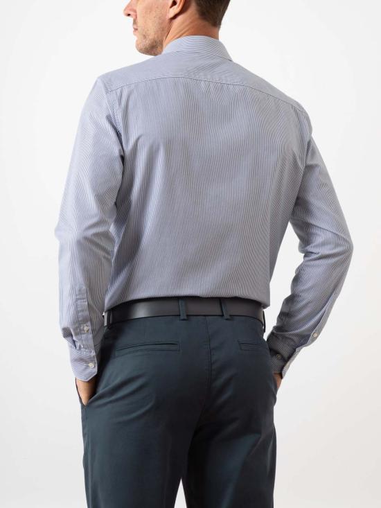  O.N.S 긴팔 셔츠 아서 벵갈 스트라이프  밝은 흰색/중간 파란색 스트라이프 - OTHER BRANDS