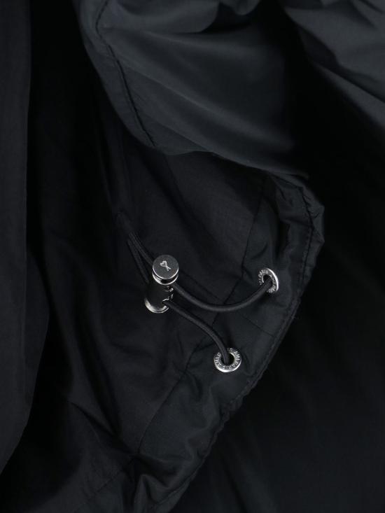  아미 패딩 알렉상드르 마티우시 로고 다운 재킷 블랙 - AMI