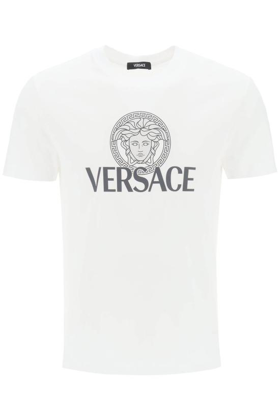  베르사체 반팔 티셔츠 티셔츠 화이트