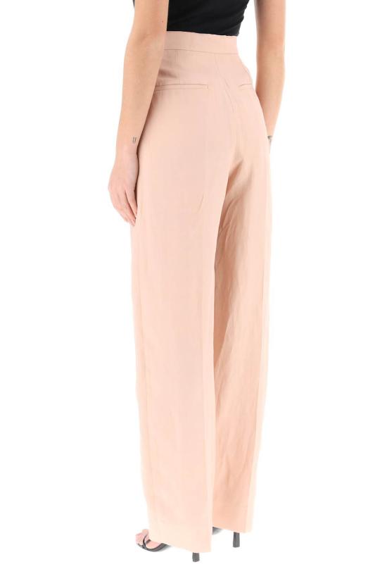 스텔라 맥카트니 스트레이트 팬츠 스텔라 매카트니 앞주름  로즈 (핑크) - STELLA MCCARTNEY