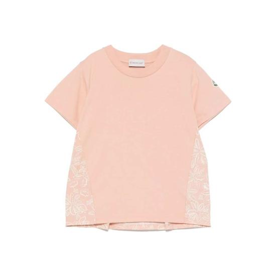  [키즈] 몽클레어 트레이닝 상의 아동용 티셔츠 핑크색
