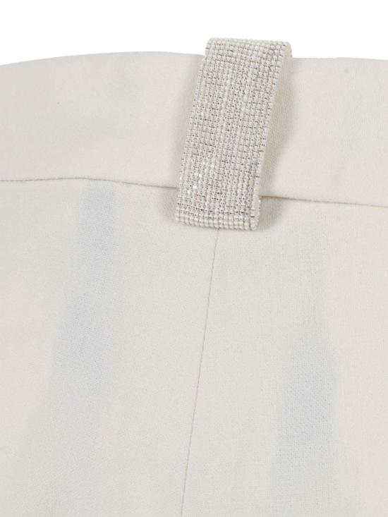  파비아나 필리피 스트레이트 팬츠 테크노 테일러링 레귤러핏 팬츠 화이트 - FABIANA FILIPPI