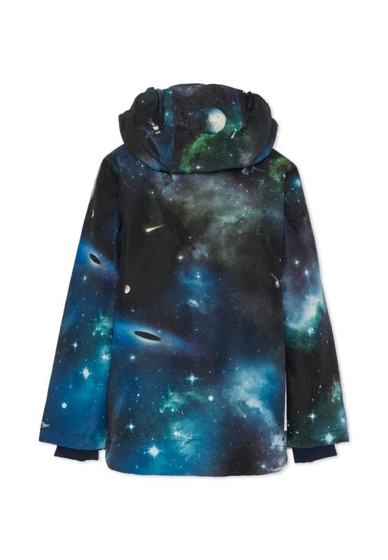  [키즈] 몰로 자켓 키즈 블루 다운 스노우 재킷 (우주 프린트 재킷) - MOLO