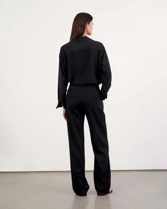  닐리로탄 데님 셔츠 닐리 로탄 줄리엔 셔츠 블랙 - NILI LOTAN