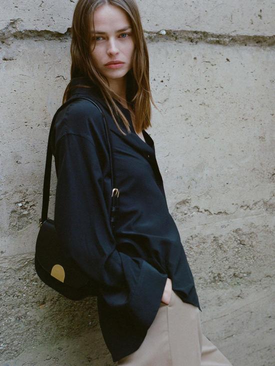  닐리로탄 데님 셔츠 닐리 로탄 줄리엔 셔츠 블랙