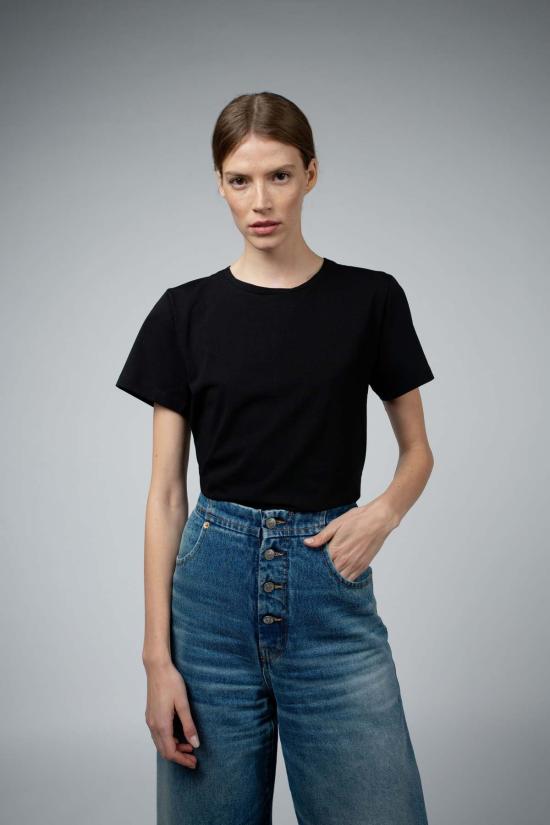  Santicler 바디수트 티셔츠 산티클러 젠 오가닉 코튼 번들 크루넥 바디수트 화이트/블랙 - OTHER BRANDS