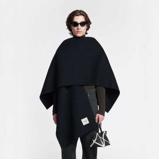  나누슈카 머플러/스카프 카민 숄 블랙 - NANUSHKA