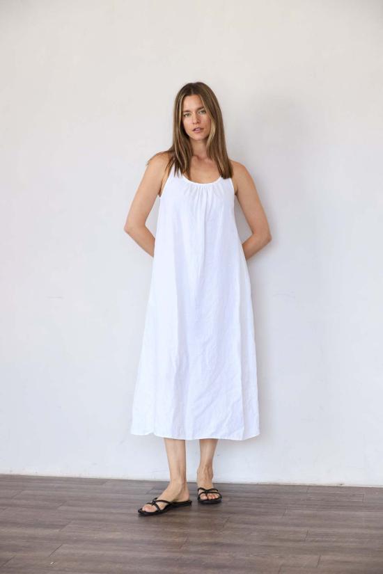  It Is Well L.A. 롱 원피스 리넨 탱크 드레스 - IT IS WELL L.A.